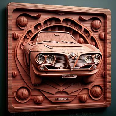 3D модель Alfa Romeo GTA (STL)